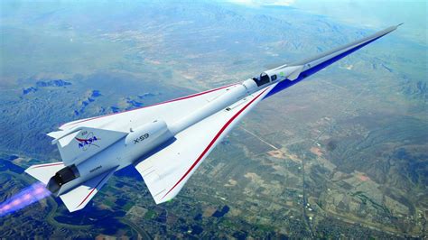 NASA's X-59 'quiet' supersonic jet heads for a new red, white and blue ...