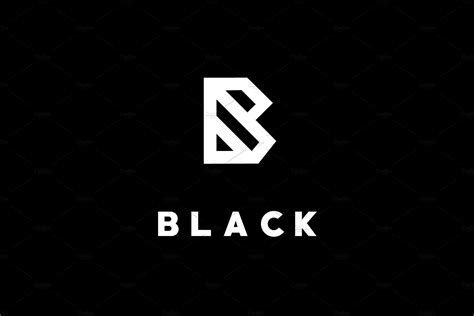 Black Bold initial B logo design by Enola99d on @creativemarket | Bold ...