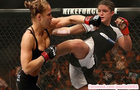 Ronda Rousey versus Gina Carano MMA Photo