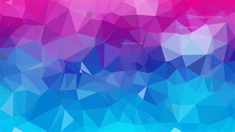 Pink and Blue Polygon Abstract Background Vector Graphic