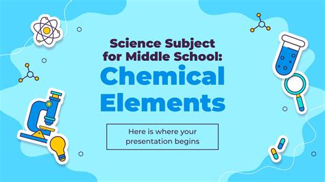 Science for Middle School: Chemical Elements | Google Slides