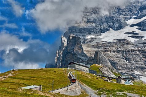 Train station under the mighty Eiger. Canton of Bern, Swit… | Flickr