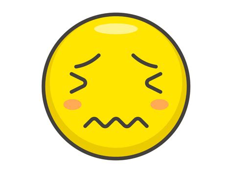 Confounded Face Emoji PNG Transparent Emoji - Freepngdesign.com