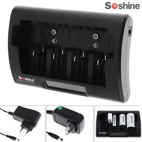 Soshine Universal 12 18V NiMH NiCd Battery Charger LCD Display for Ni ...