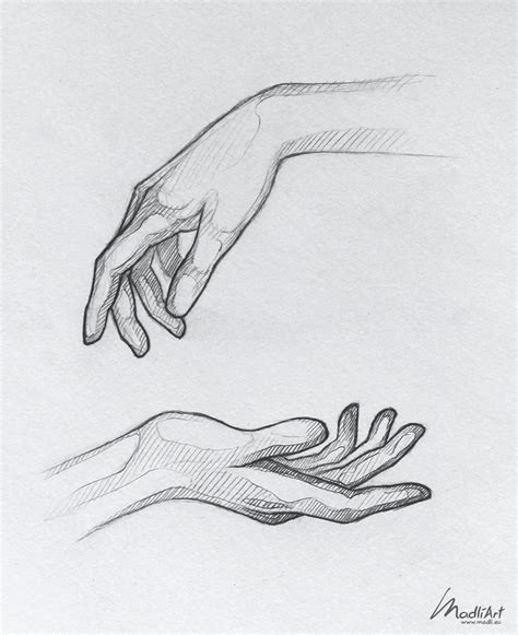 Sketchy hands study by MadliArt | Skizzen, Zeichnung, Skizzen kunst