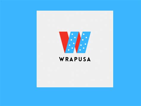 WRAP USA Logo Design by Oscar Garcia on Dribbble