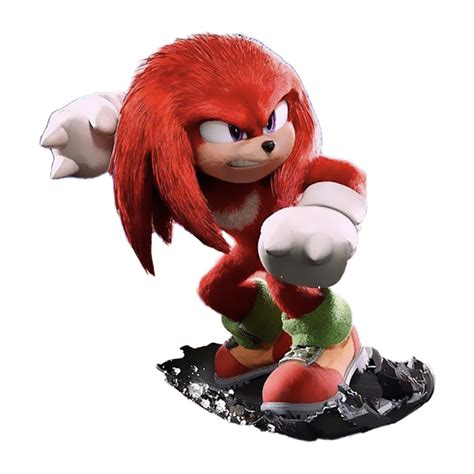 Sonic movie 2 knuckles the echidna png by sonicfan3500 on DeviantArt