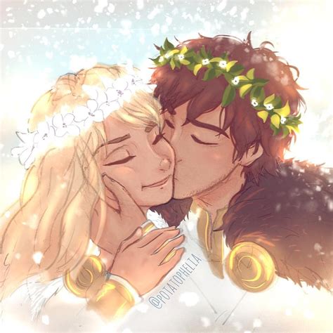 Ophelia ♪ on Instagram: “The Hiccstrid Wedding🌨 it has to be one of the ...