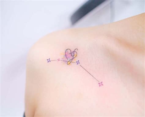 Delicate Constellation Tattoos Based on Your Zodiac Sign