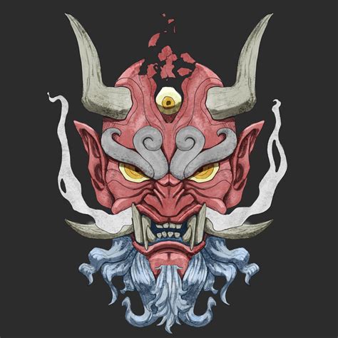 ArtStation - Oni mask | Artworks