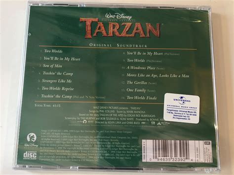 Tarzan (Original Soundtrack) / Songs by Phil Collins ‎/ Score composed ...