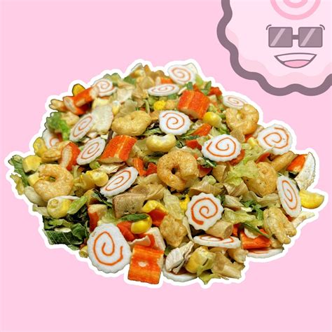 Dried Ramen toppings: Classic Seafood and Vegetables Mix