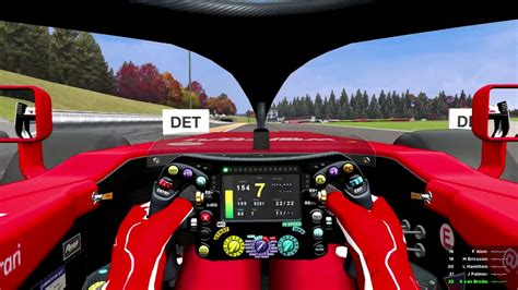 F1 Halo Onboard View - Drivers Eye at Spa - Is Visibility a Problem ...