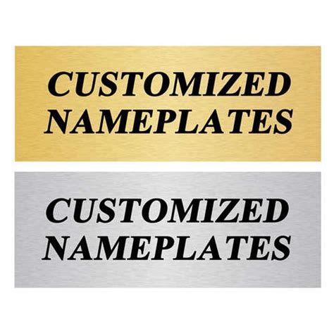 Custom Name Plates | Trophy Plates