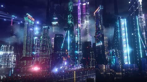 1920x1080 Neon City Lights 4k Laptop Full HD 1080P ,HD 4k Wallpapers ...