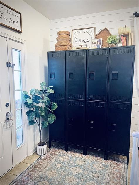 Vintage Locker painted black in 2022 | Vintage lockers, Locker storage ...