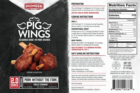 Buy Pig Wings, Pork Without The Fork | Pioneer Meats