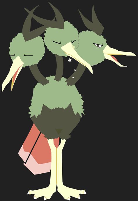 shiny dodrio by florissant on DeviantArt