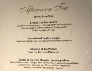 High Tea at Harrods – Cocorose London