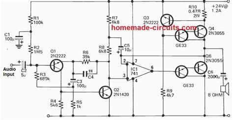 class a amplifier schematic diagram - IOT Wiring Diagram