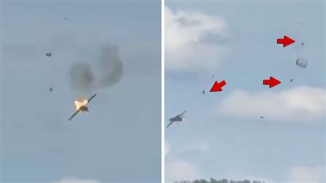 Fighter Jet Crashes at Michigan Airshow, Pilots Eject Right on Time