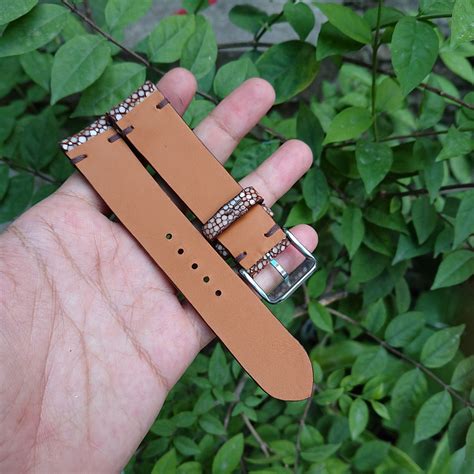 Handmade Brown Stingray Watch Strap | 7Strap