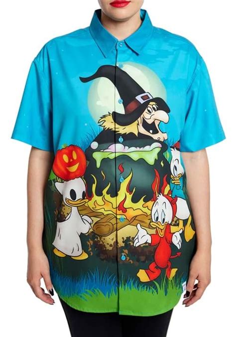 Loungefly Disney Huey, Dewey, & Louie Halloween Camp Shirt