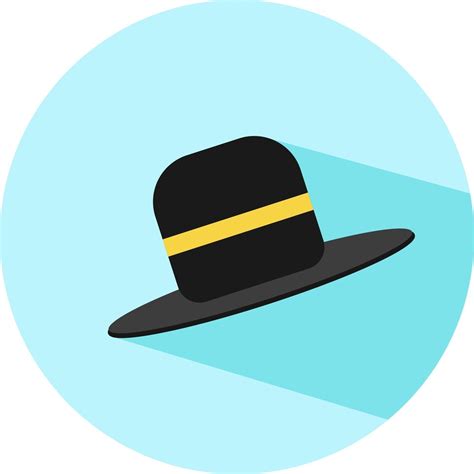 Black hat, illustration, vector on a white background. 12271356 Vector ...