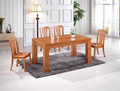 Factory direct oak dining tables and chairs with a turntable table ...