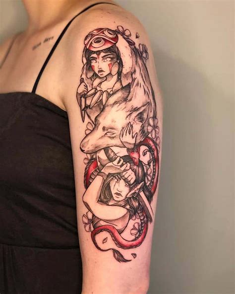 Top 53 Best Princess Mononoke Tattoo Ideas - [2021 Inspiration Guide]