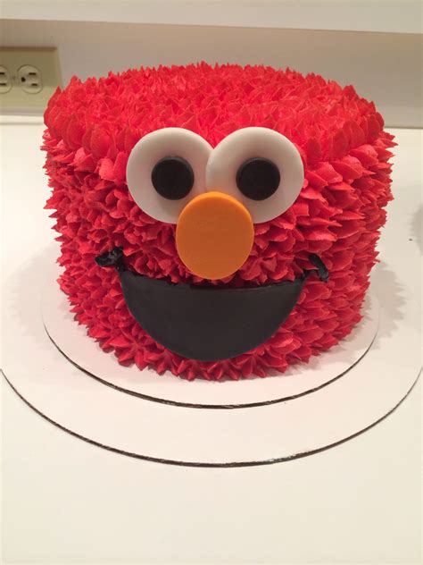 Elmo smash cake | Elmo birthday cake, Elmo cake, Sesame street birthday ...