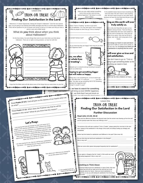 Halloween Bible Verse, Halloween Gospel Study for Kids, Sermon Notes ...