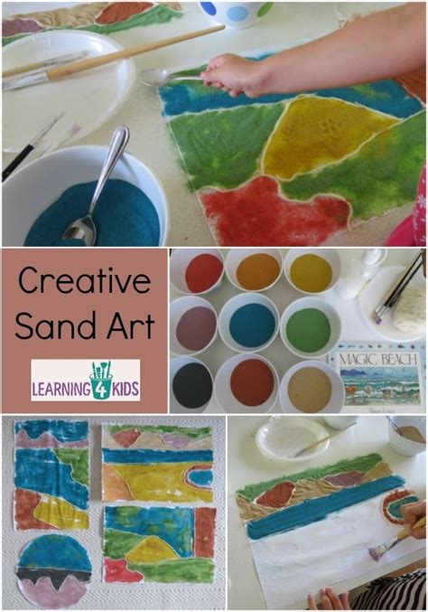 Creative Sand Art Activity | Learning 4 Kids