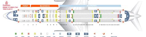 Emirates Boeing 777-300ER Seating Chart and Seat Map