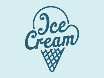 Ice Cream Logo | Ice cream logo, Ice cream design, Ice cream sign