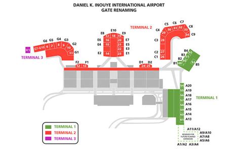 Honolulu airport updating identification signs at gates, baggage claim ...