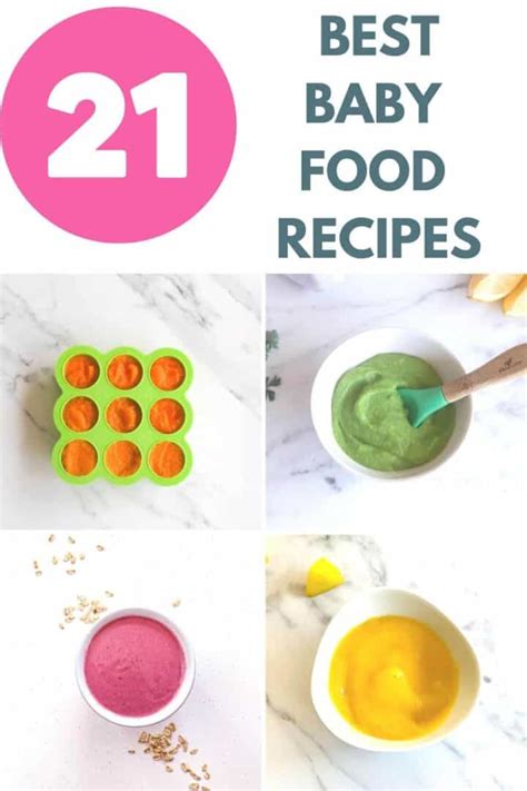 21 Homemade Baby Food Recipes - Creative Nourish