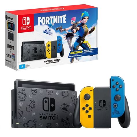 Nintendo Switch Console with Wildcat Fortnite Game Bundle - Walmart.com