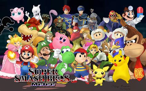 Super Smash Bros. Melee Characters by MarioKero345 on DeviantArt