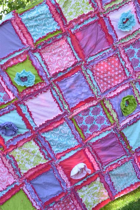 Floral Twin Quilt for Girls Bedroom Decor Pink and Purple | Etsy