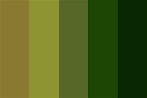 Green-olive Color Palette