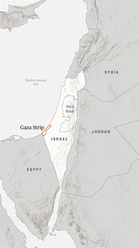 Gaza Strip map: How density matters in the Israel-Hamas conflict