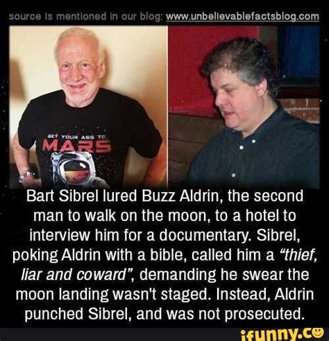 Ur blog: Bart Sibrel lured Buzz Aldrin, the second man to walk on the ...