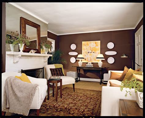 Chocolate Brown Living Room | Brown living room decor, Brown living ...