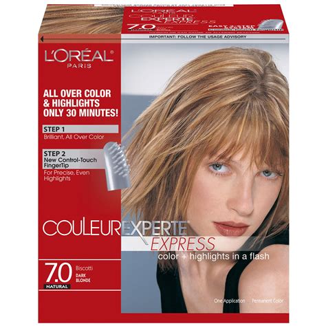 L'Oreal Paris Couleur Experte Hair Color, Dark Blonde Biscotti ...