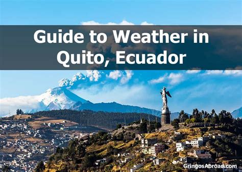 Quito Ecuador weather Ecuador Travel, Quito Ecuador, Ecuador Weather ...