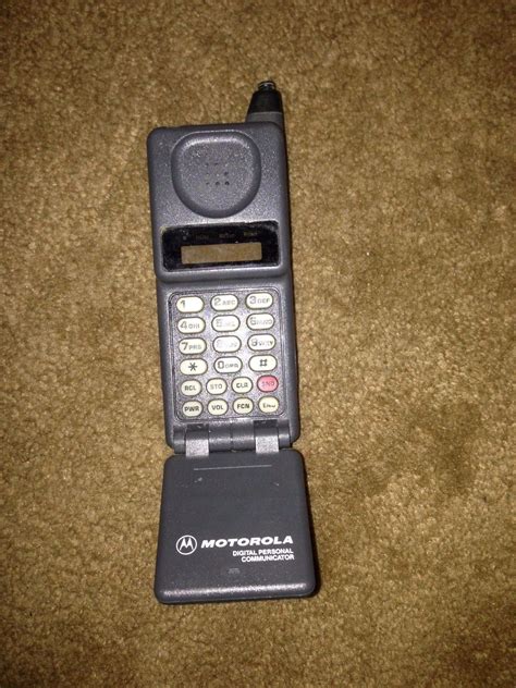 Vintage Motorola Digital Personal Communicator Flip Cell Phone Analog ...