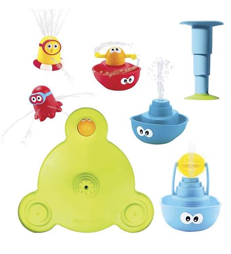 Yookidoo Bath Toys - 7 pcs - Stack 'n' Spray Fountain