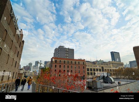 High Line Park, Manhattan New York City, USA Stock Photo - Alamy