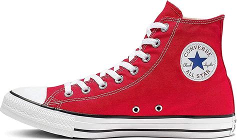 Converse Unisex Chuck Taylor All Star High Top Sneakers (Men's, Red, 44 ...